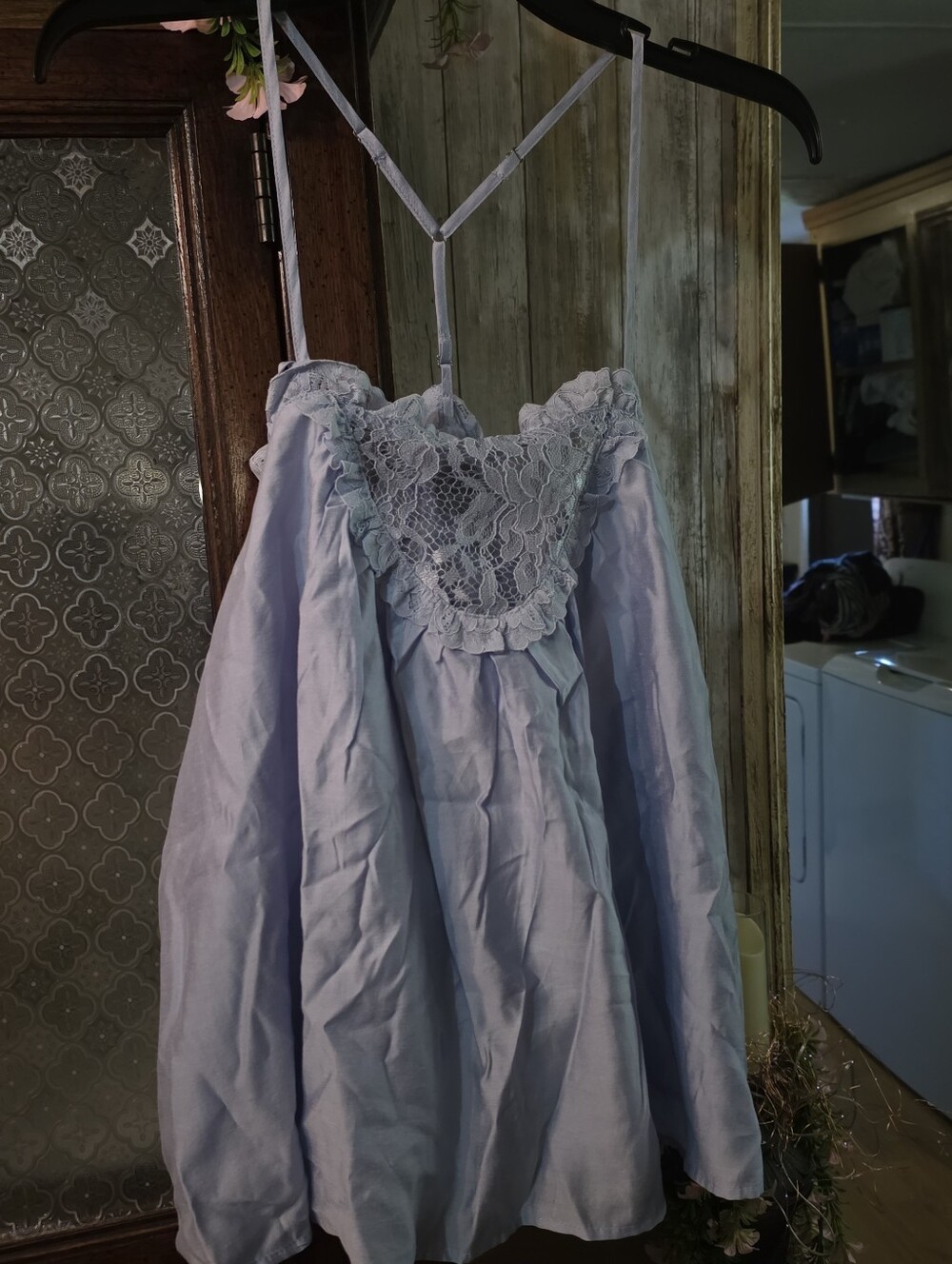 Flowy Blue TOP (S) NEW